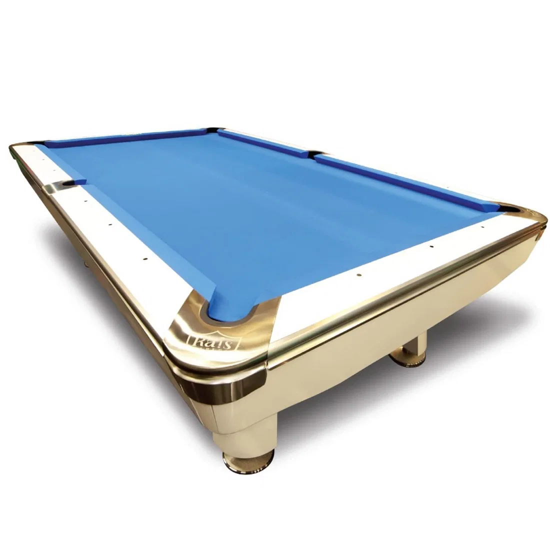 Rais 9ft Billiard Table - Ball Return - White