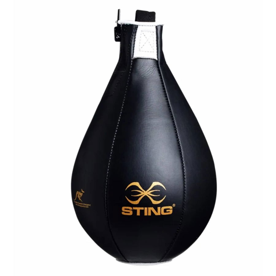 Sting Pro Leather Speedball Kit Black | 10Inch