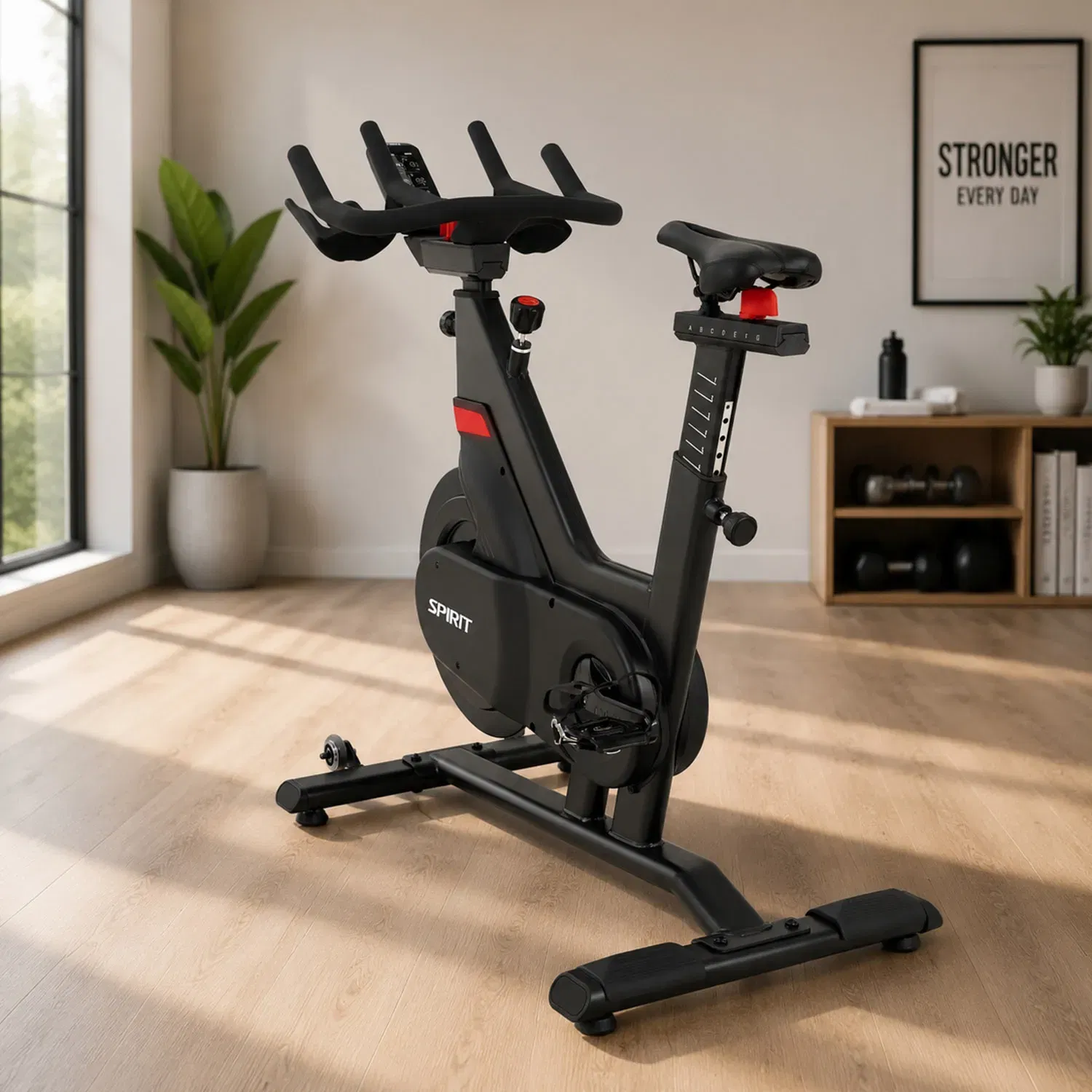 سبيرت فيتنس Commercial SBC900 Indoor Bike with Coaching Light & Console