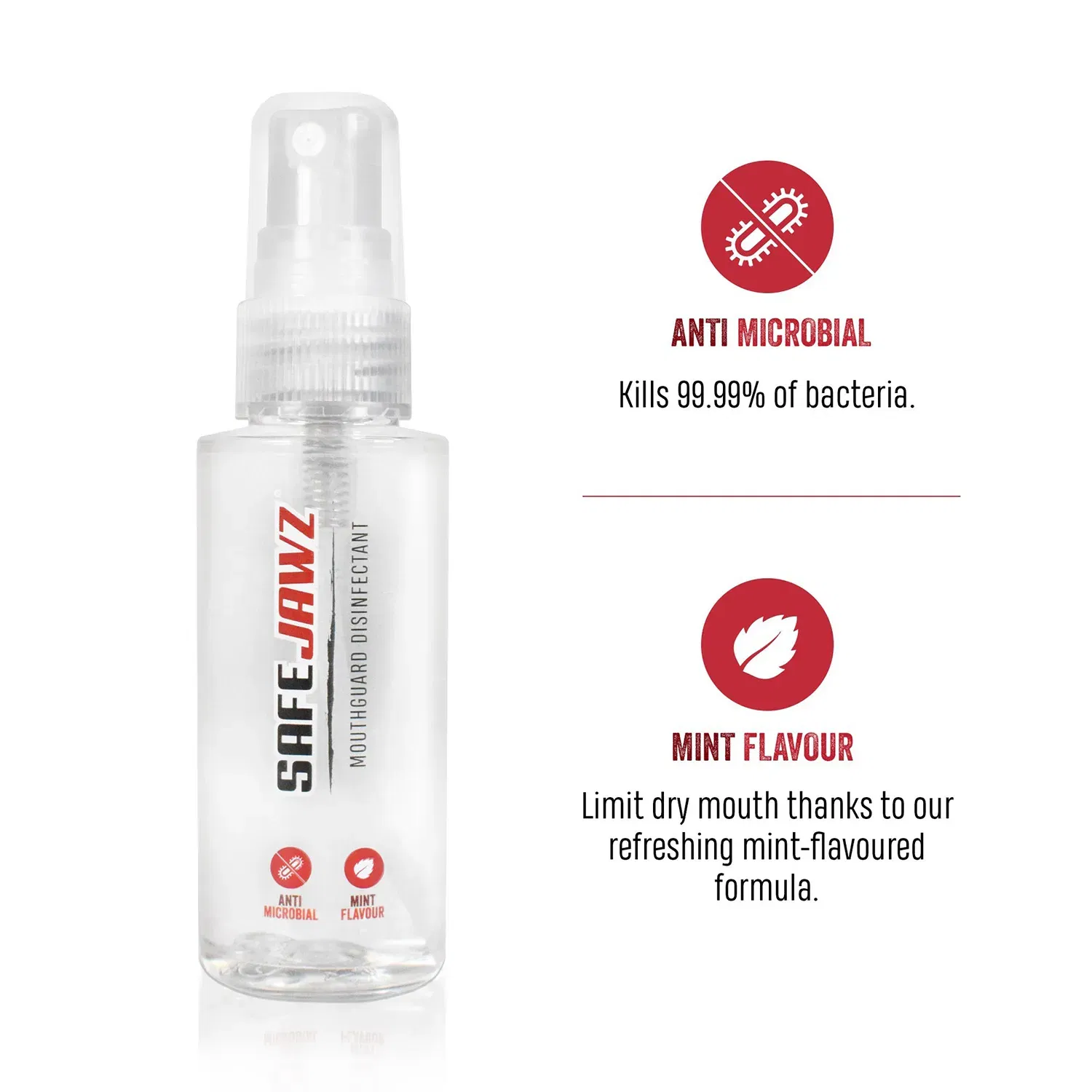 SAFEJAWZ Mouthguard Disinfectant Spray - 50ml