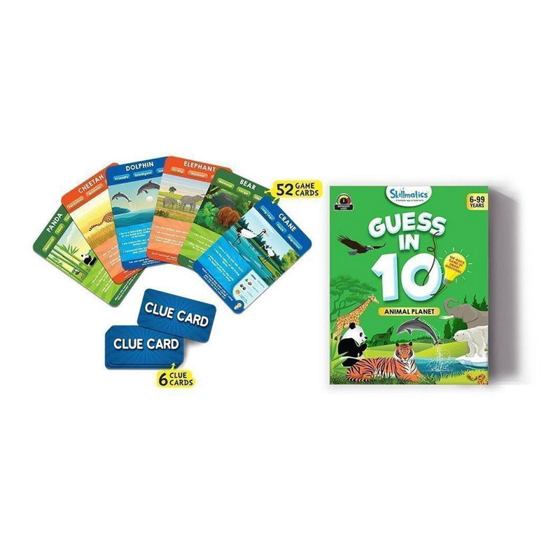 Skillmatics Guess in 10 Animal Planet