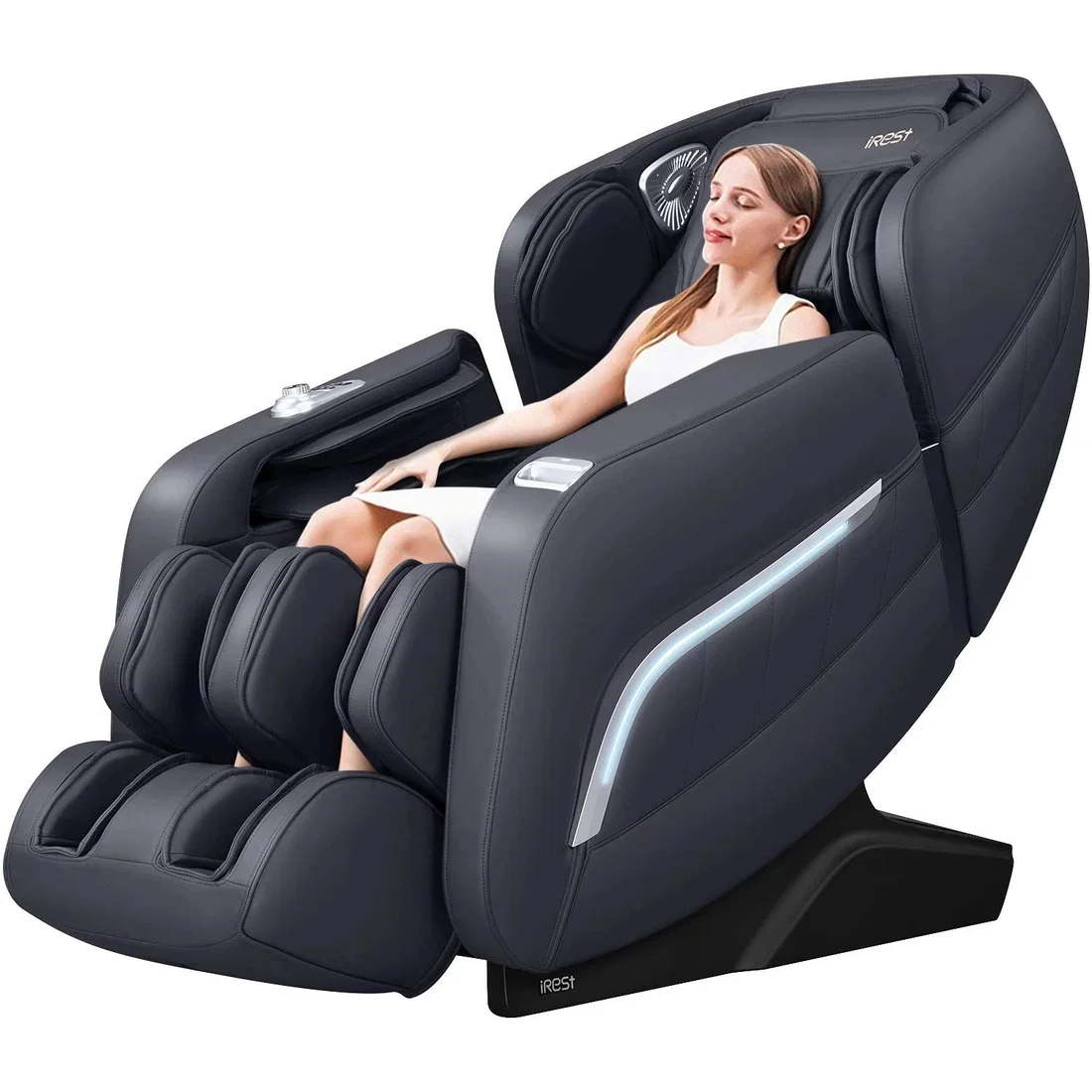 iRest A306 Voice Controlled Smart Full Body Massage chair - Black