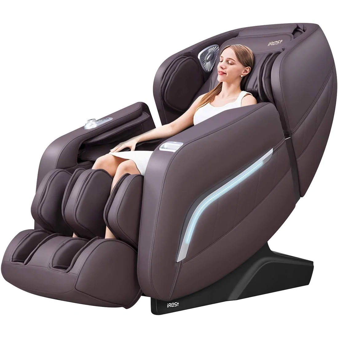 iRest A306 Voice Controlled Smart Full Body Massage chair - Brown