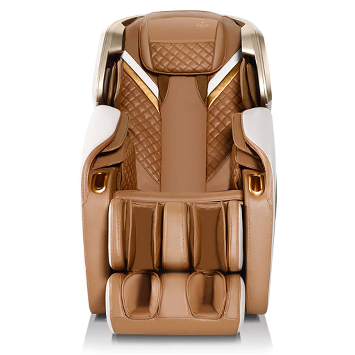 iRest A332S Intelligent Voice Control Massage Chair - Khaki+Brown