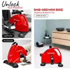 Sparnod Fitness SMB Mini Pedal Exercise Bike For Home and Office Use - Red