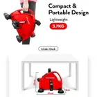 Sparnod Fitness SMB Mini Pedal Exercise Bike For Home and Office Use - Red