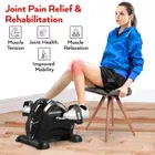 Sparnod Fitness SMB Mini Pedal Exercise Bike For Home and Office Use - Black