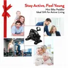 Sparnod Fitness SMB Mini Pedal Exercise Bike For Home and Office Use - Black