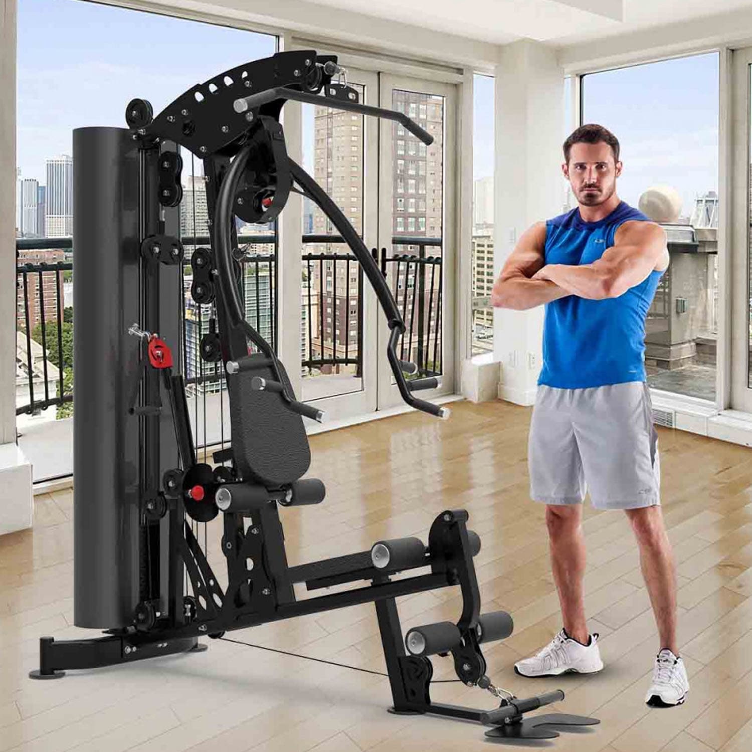 سبارنود للياقة البدنية SMG-12000 مدرب متكامل فاخر لمحطة واحدة 