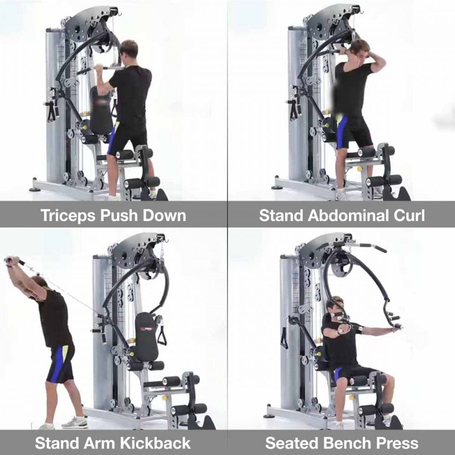 سبارنود للياقة البدنية SMG-12000 مدرب متكامل فاخر لمحطة واحدة 