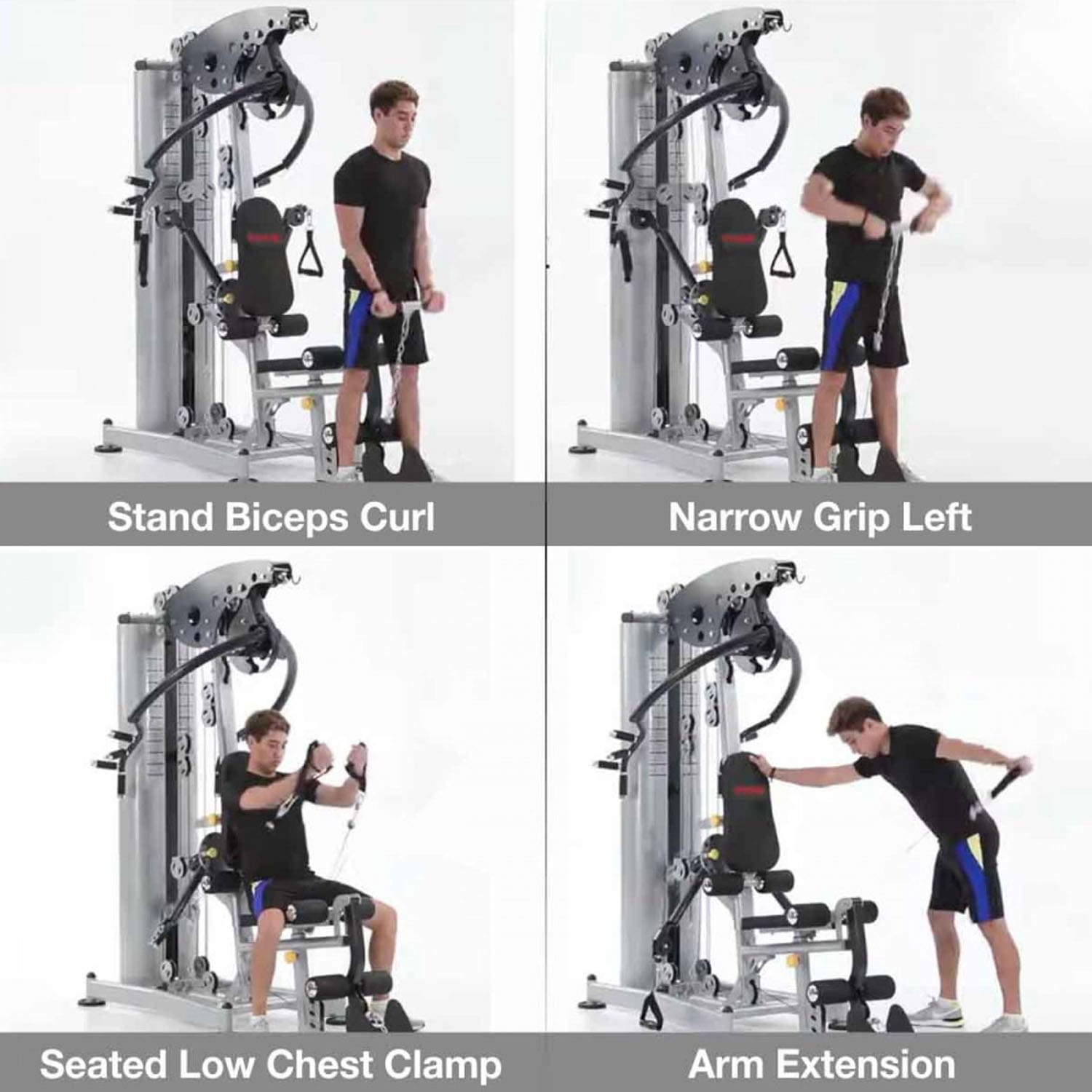 سبارنود للياقة البدنية SMG-12000 مدرب متكامل فاخر لمحطة واحدة 