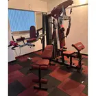 Sparnod Fitness Three Station Multi Function Home Gym