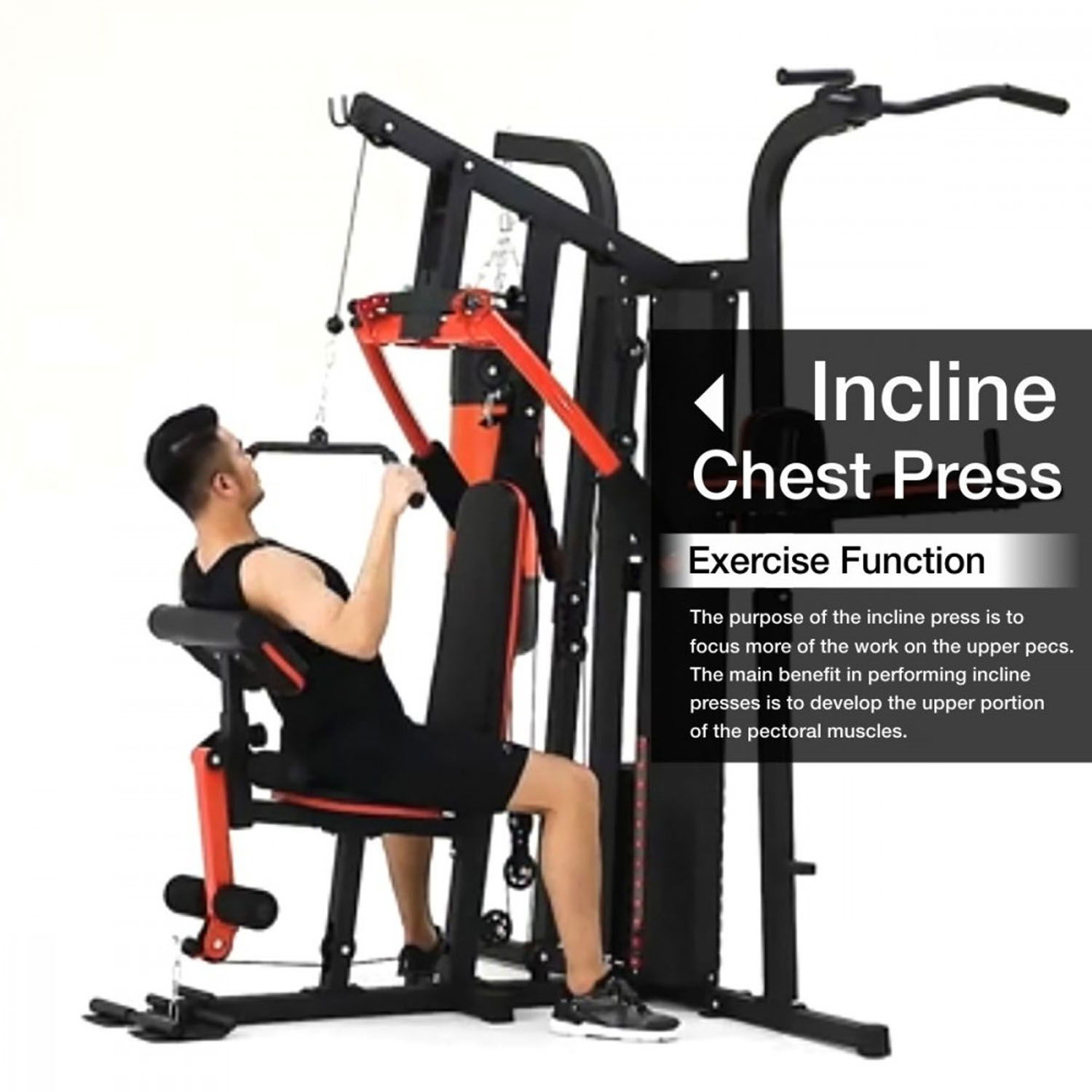 سبارنود للياقة البدنية SMG-15000 صالة ألعاب رياضية متعددة ثلاث محطات 