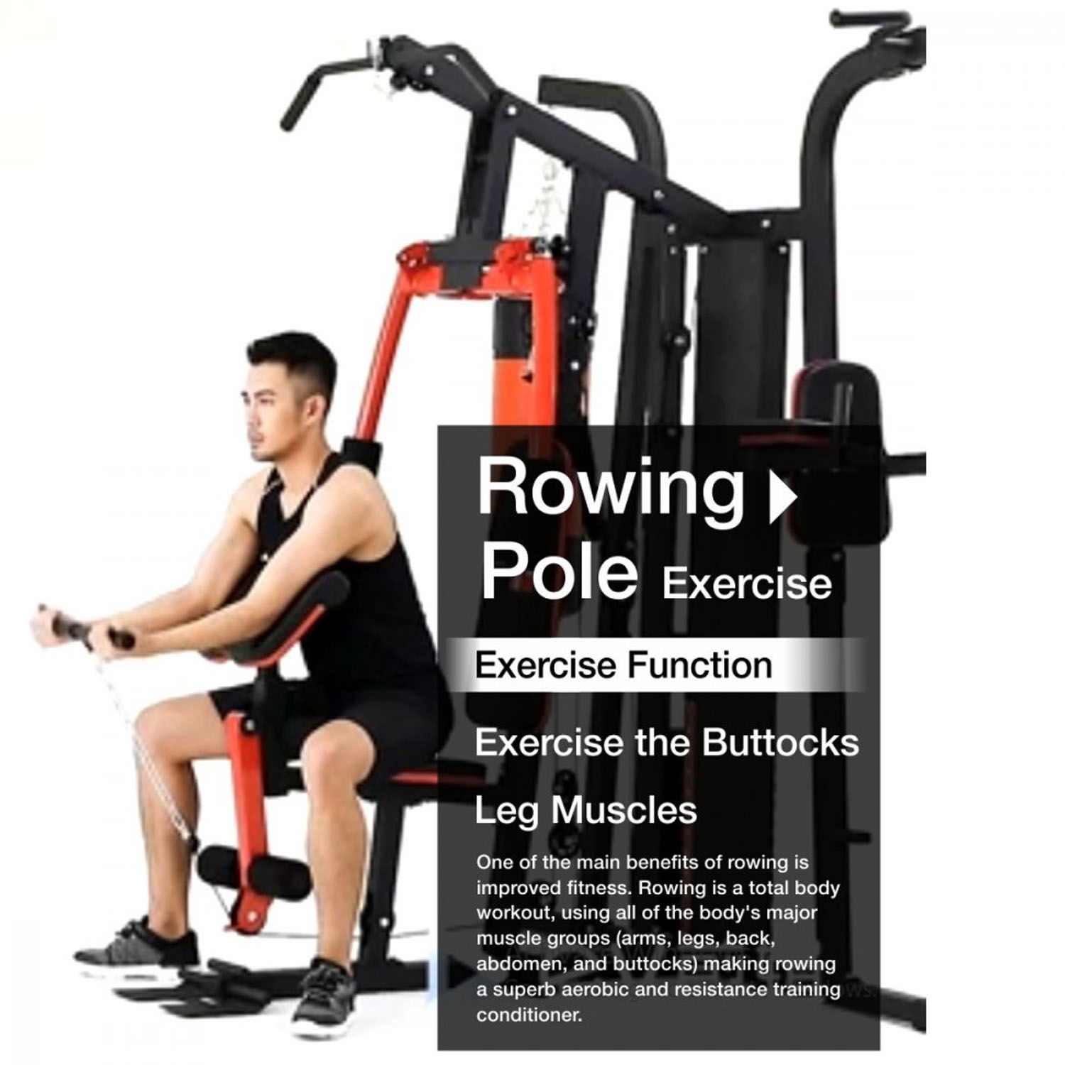 سبارنود للياقة البدنية SMG-15000 صالة ألعاب رياضية متعددة ثلاث محطات 