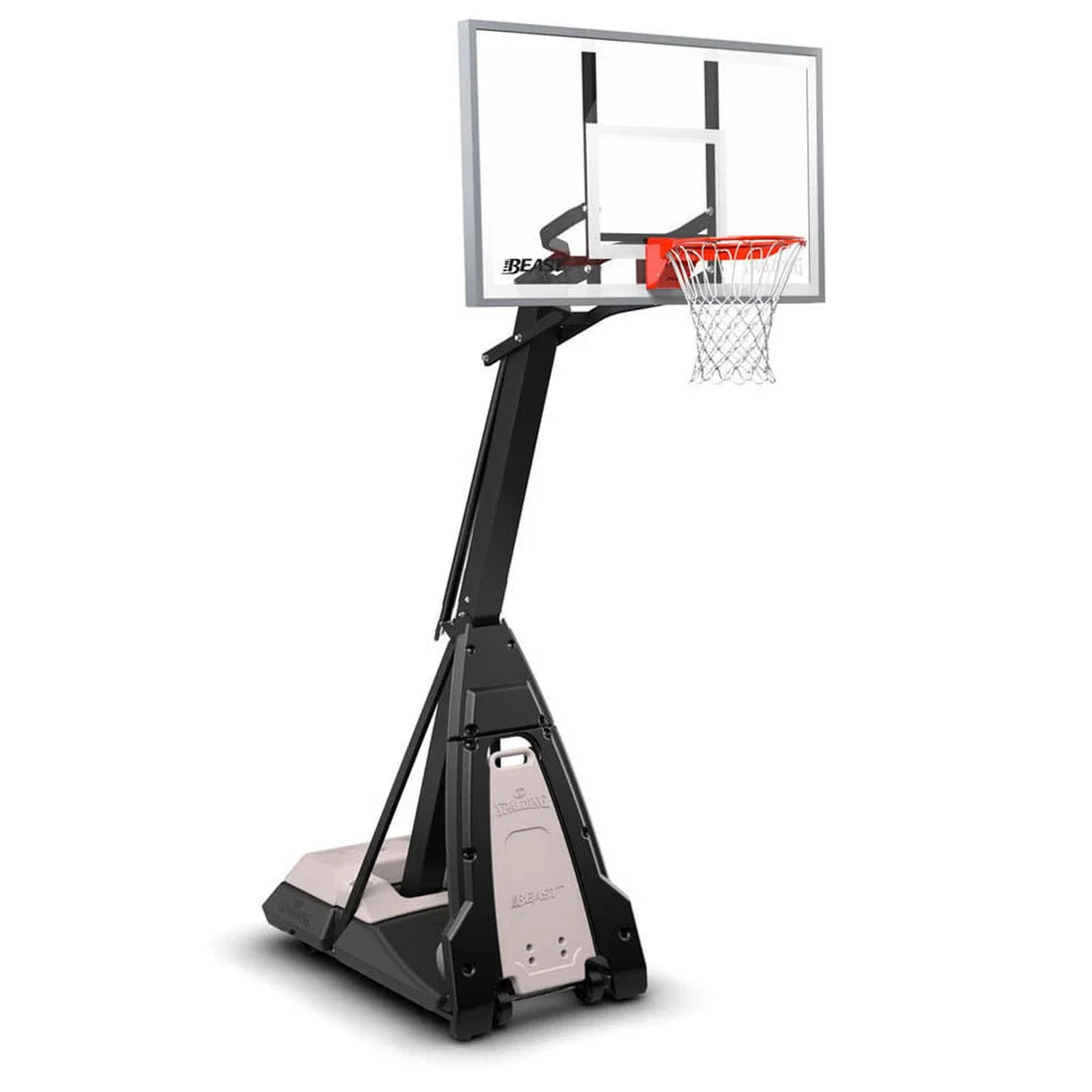 Spalding The Beast Basketball Portable System - 60 inch Glass