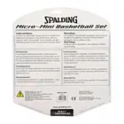 Spalding Kids NBA Player Sticker Micro Mini Backboard Set