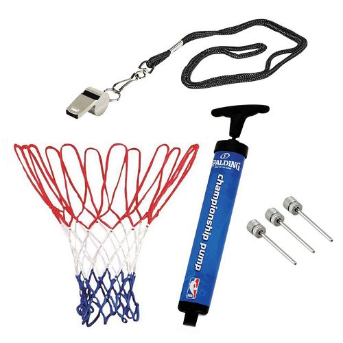 Spalding Tune Up Kit Net Pump with Whistle Needles