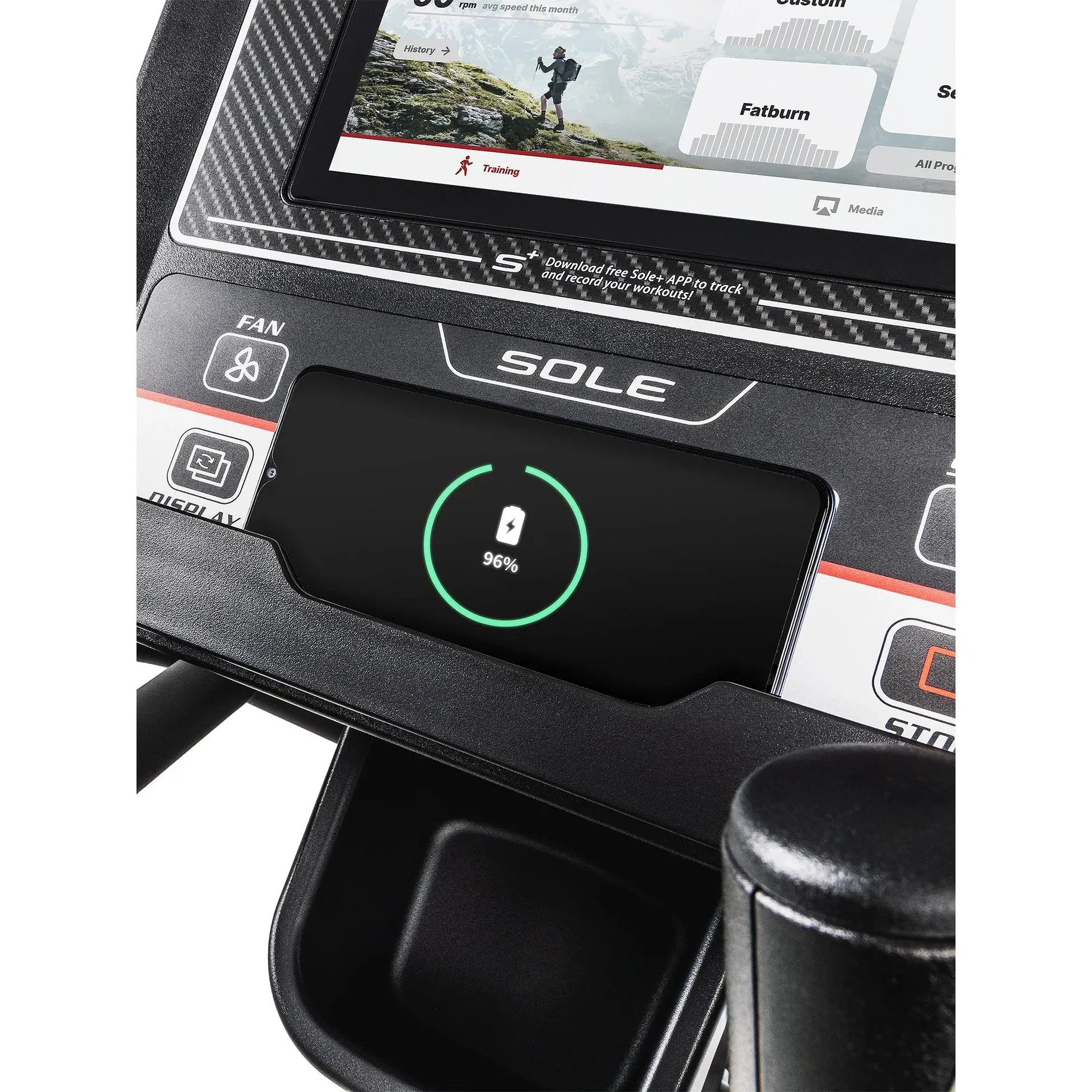 Sole Fitness E35-ENT Elliptical Cross Trainer with 10.1