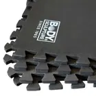Body Sculpture Interlocking Mat 60 x 60cm x 12mm Black, 4-Piece