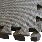 Body Sculpture Interlocking Mat 60 x 60cm x 12mm Black, 4-Piece