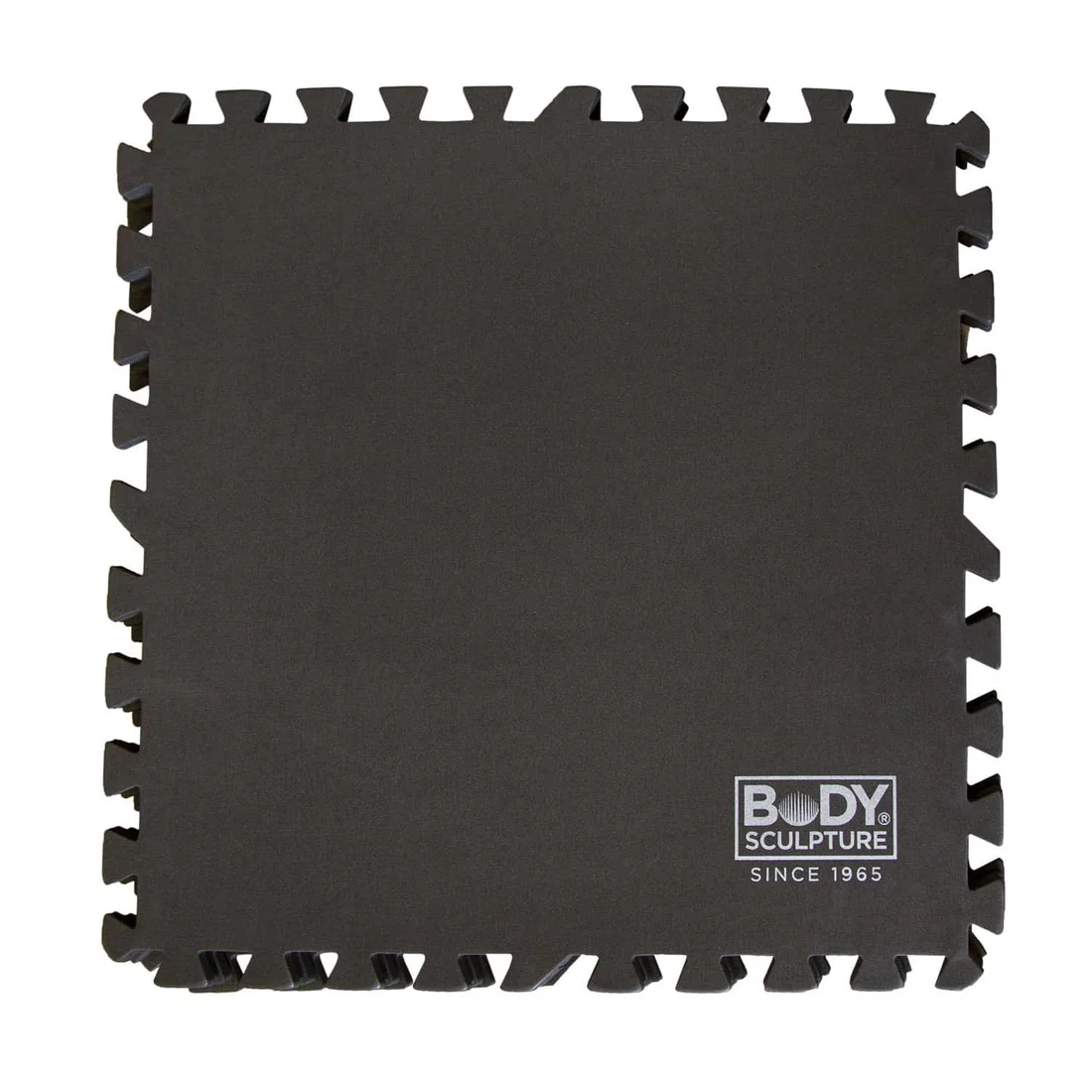 Body Sculpture Interlocking Mat 60 x 60cm x 12mm Black, 4-Piece