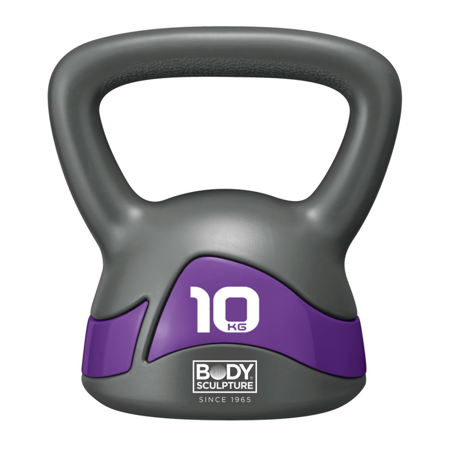 Body Sculpture Soft Iron Kettlebell Grey - 10 Kg