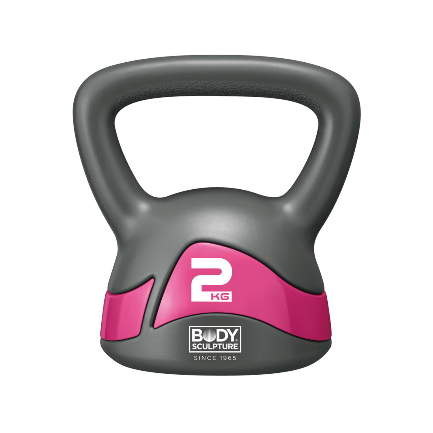 Body Sculpture Soft Iron Kettlebell Grey - 2 Kg