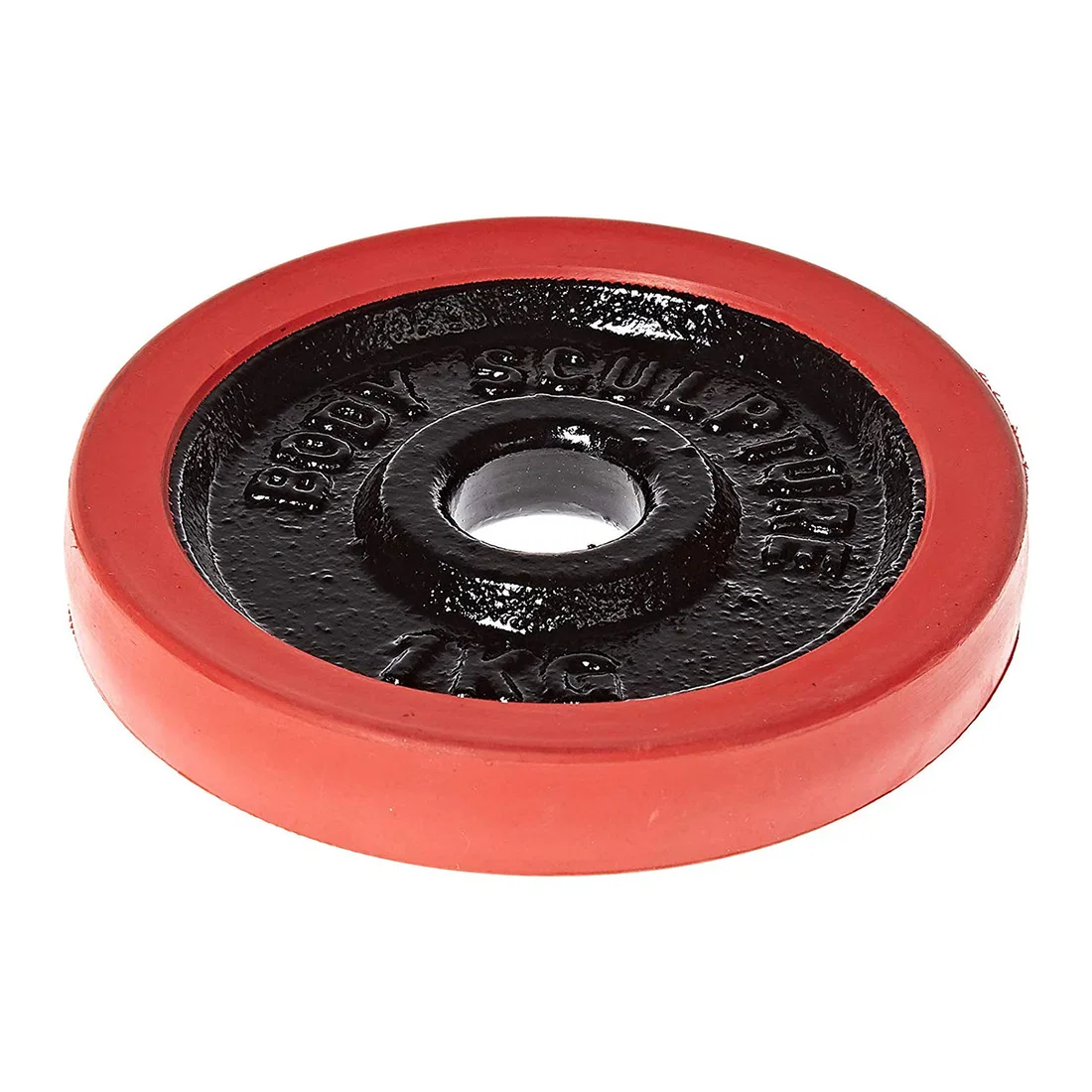 Body Sculpture Rubber Weight Plate 1Inch Dia - 7.5 Kg - Single
