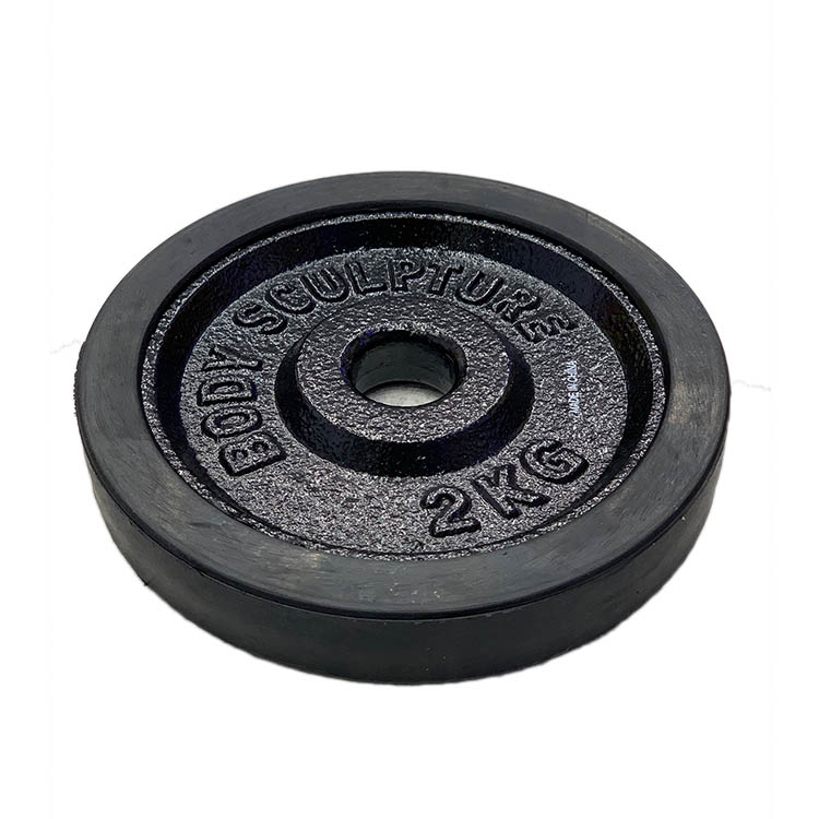 Body Sculpture Rubber Weight Plate 1Inch Dia - 15 Kg - Single