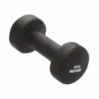 Body Sculpture Dumbbell Black, Neoprene - 4 Kg - Single