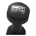 Body Sculpture Dumbbell Black, Neoprene - 4 Kg - Single
