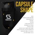 ShakeSphere Tumbler View w/ Clear Window - Matte Black/ Black - 727.5ml