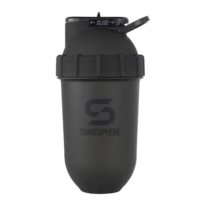 ShakeSphere Tumbler View w/ Clear Window - Matte Black/ Black - 727.5ml