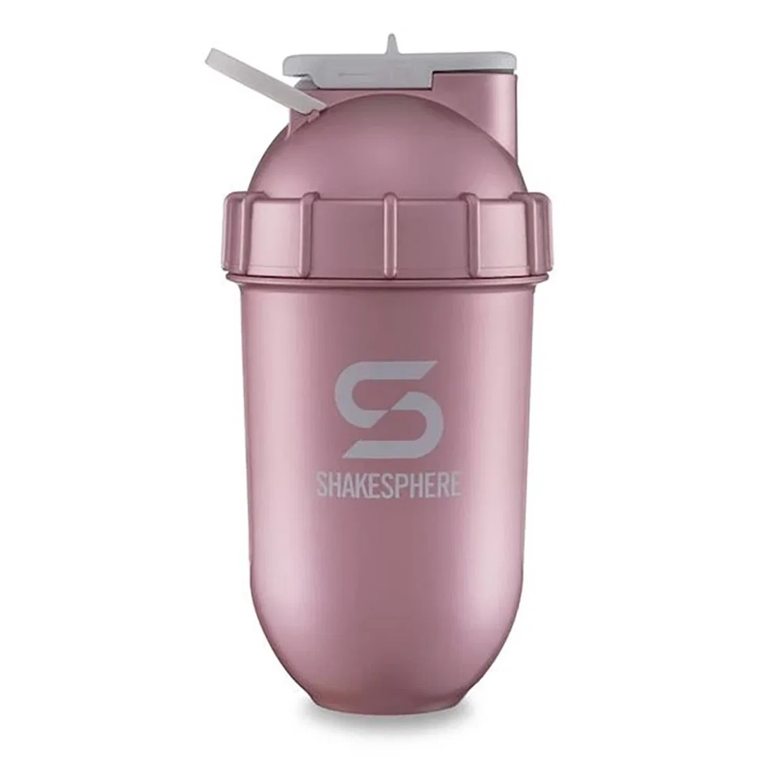 ShakeSphere Tumbler View w/ Clear Window - Rose Gold/White - 727.5ml