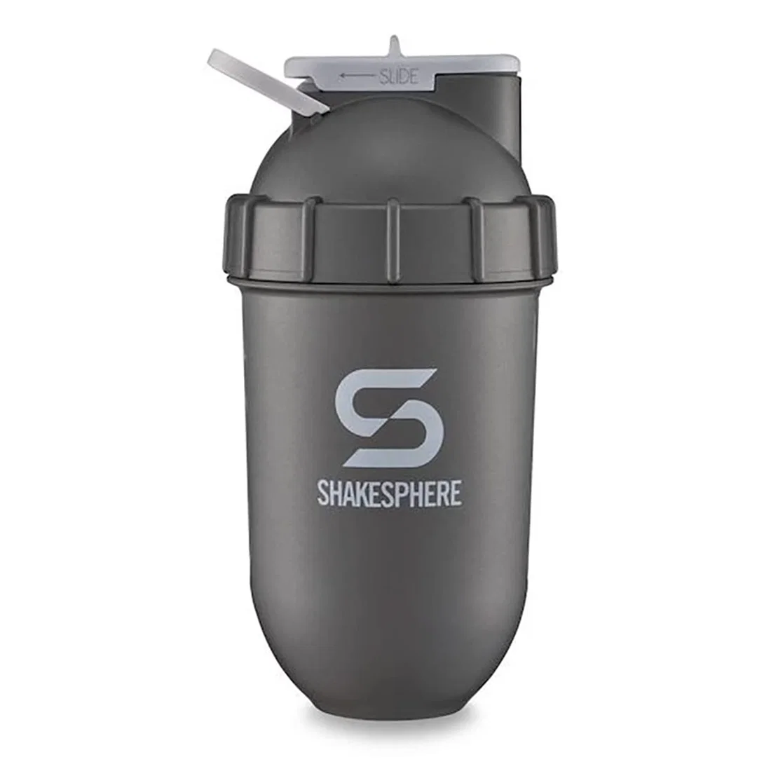 ShakeSphere Tumbler View w/ Clear Window - Gun Metal/White - 727.5ml