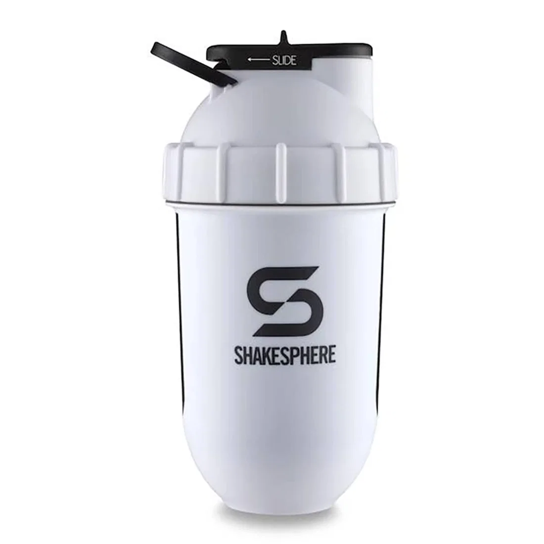 ShakeSphere Tumbler View w/ Clear Window - Matte White/Black - 727.5ml