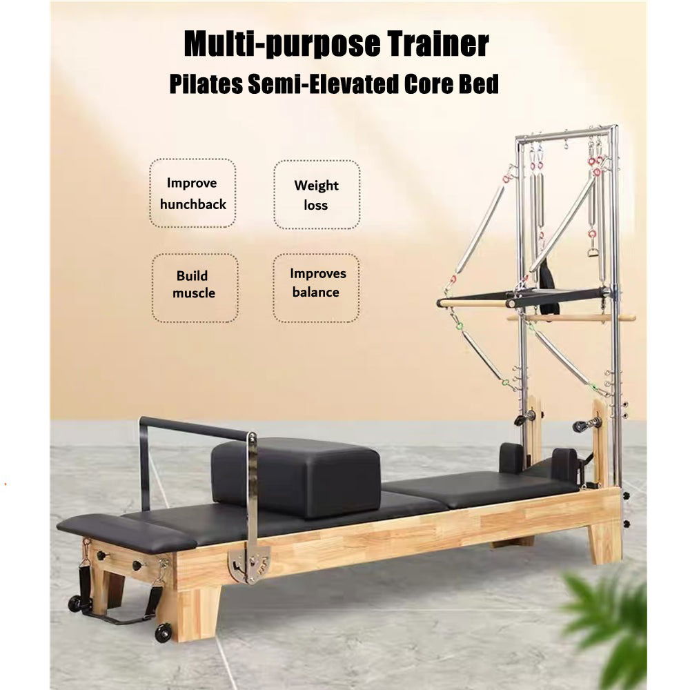 Vox Fitness  Pilates Reformer Semi-elevated 2-in-1 Yoga Bed