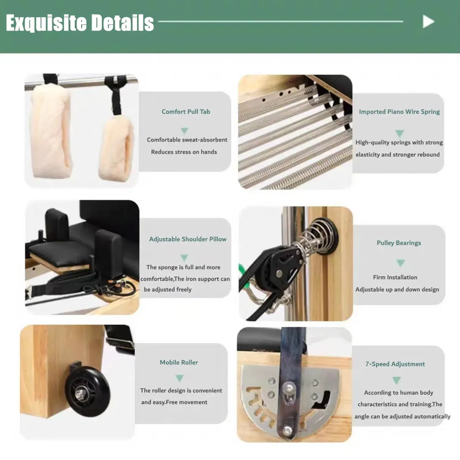 Vox Fitness Pilates Reformer with Full Cadillac