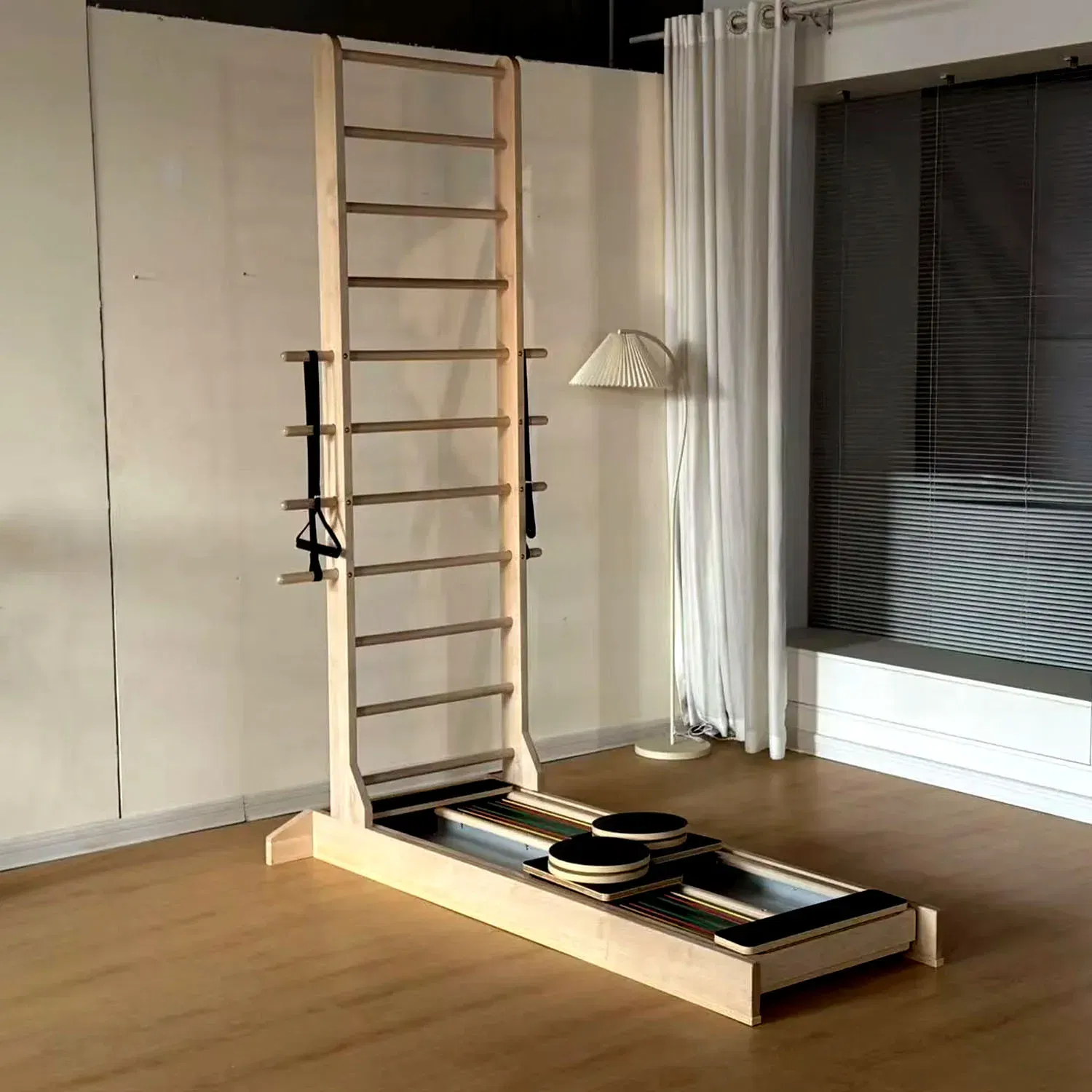 Vox Fitness Pilates Double Track Slide Stretch Training Yoga Bed