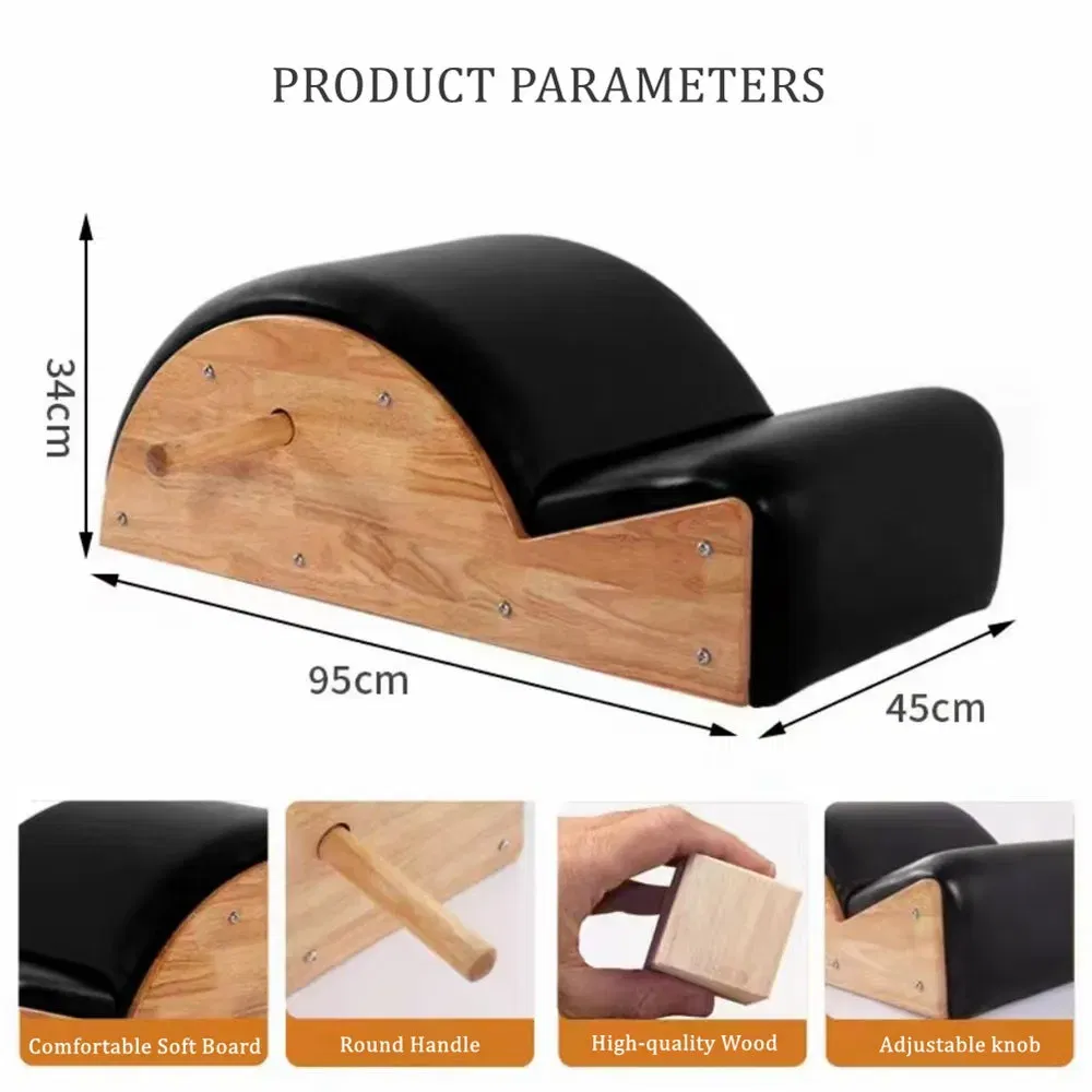 Vox Fitness SSZ-JZQ Pilates Wooden Spine Corrector Spine Reliever Success Active Submit Title