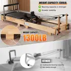 Vox Fitness Folding Pilates Reformer Solid Wood Core Bed
