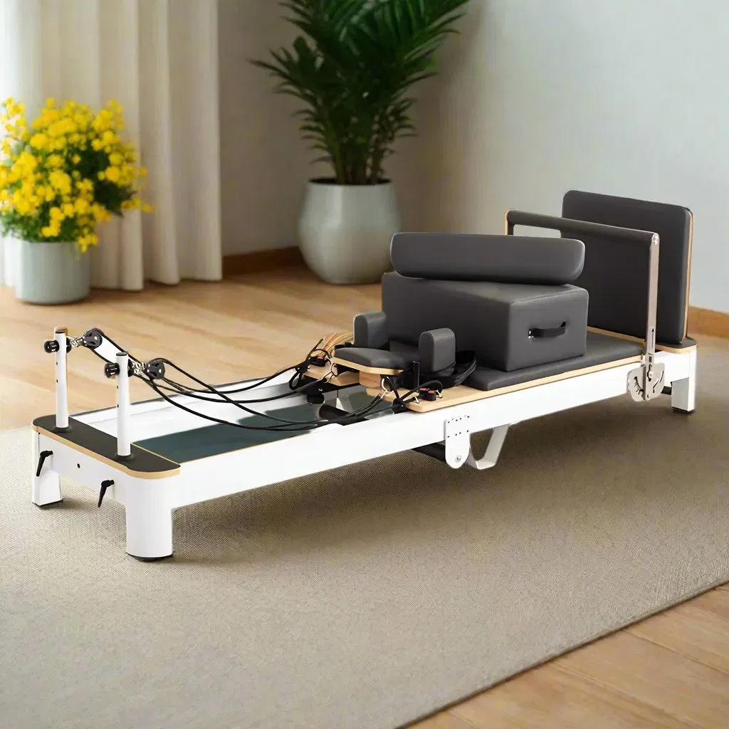 فوكس للياقة البدنية سرير يوغا ألومنيوم قابل للطي لجهاز بيلاتس