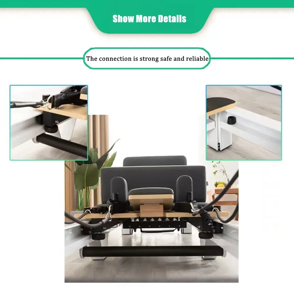 فوكس للياقة البدنية سرير يوغا ألومنيوم قابل للطي لجهاز بيلاتس