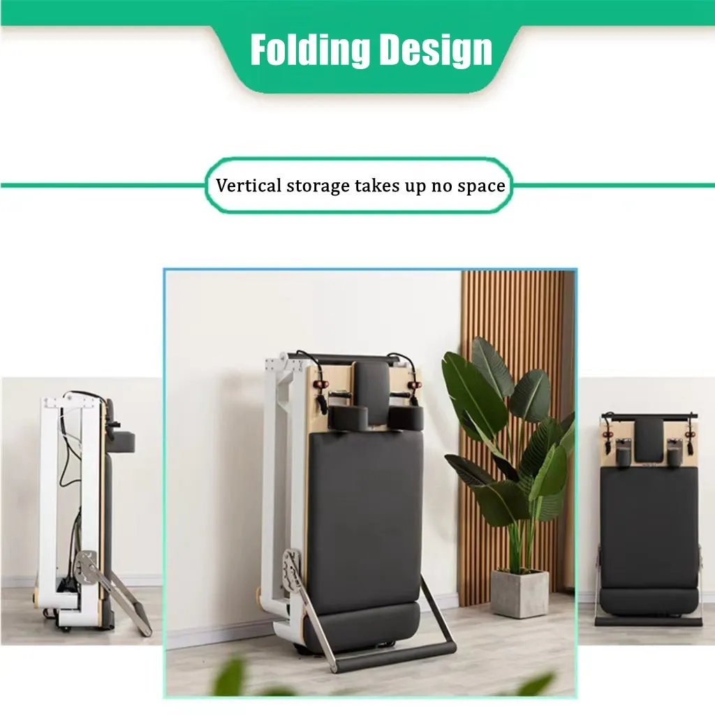 فوكس للياقة البدنية سرير يوغا ألومنيوم قابل للطي لجهاز بيلاتس