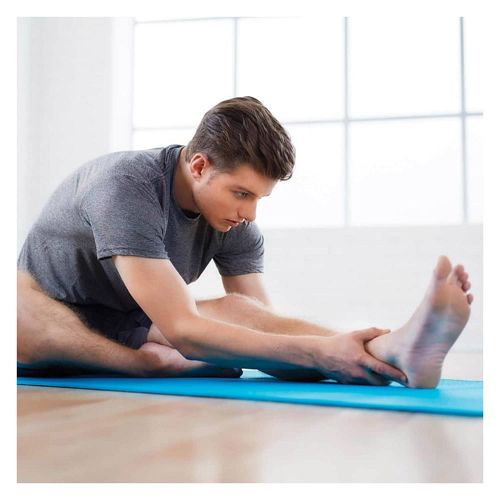 Merrithew Pilates & Yoga Mat-Blue/Grey