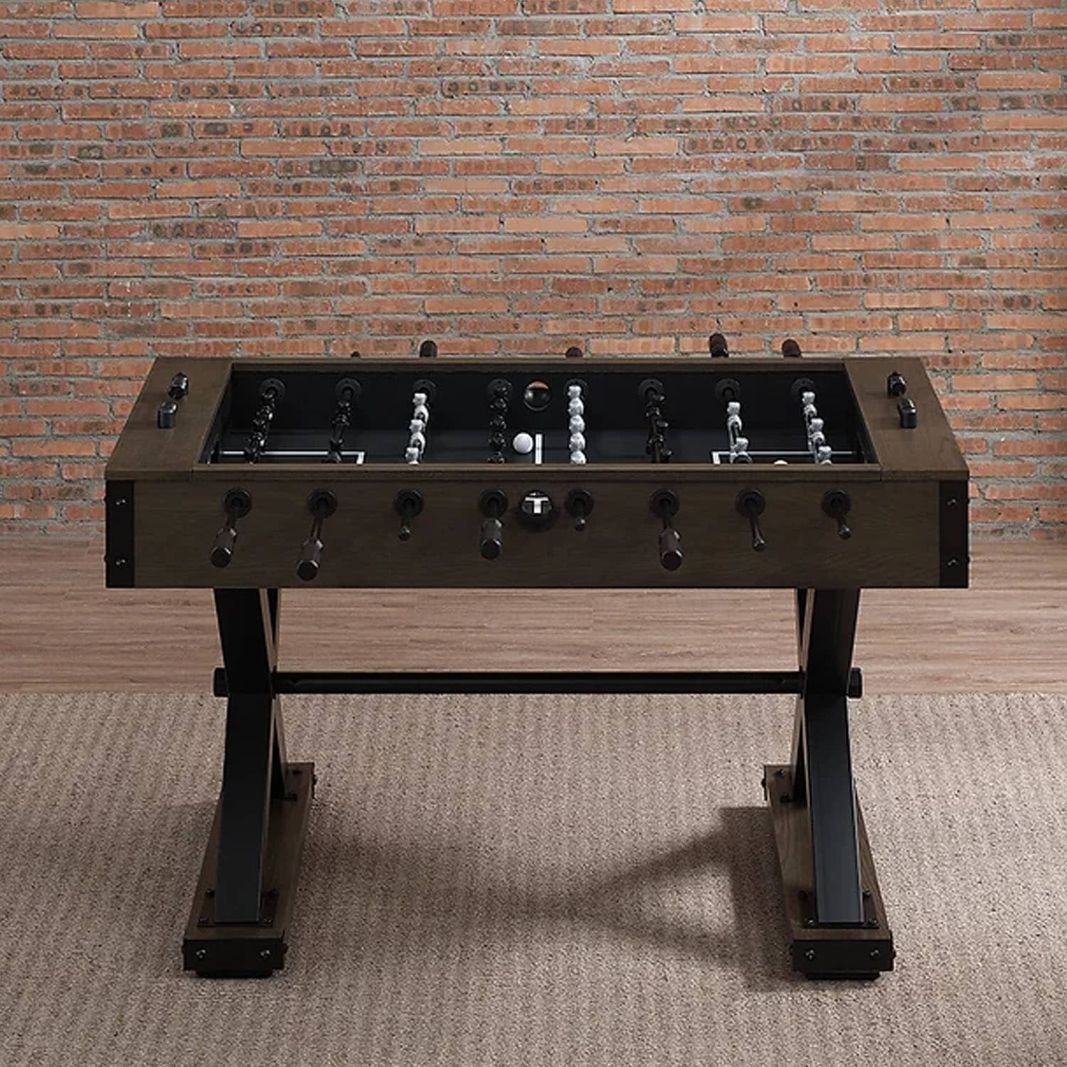 رايس طاولة كرة قدم داخلية من الخشب الصلب