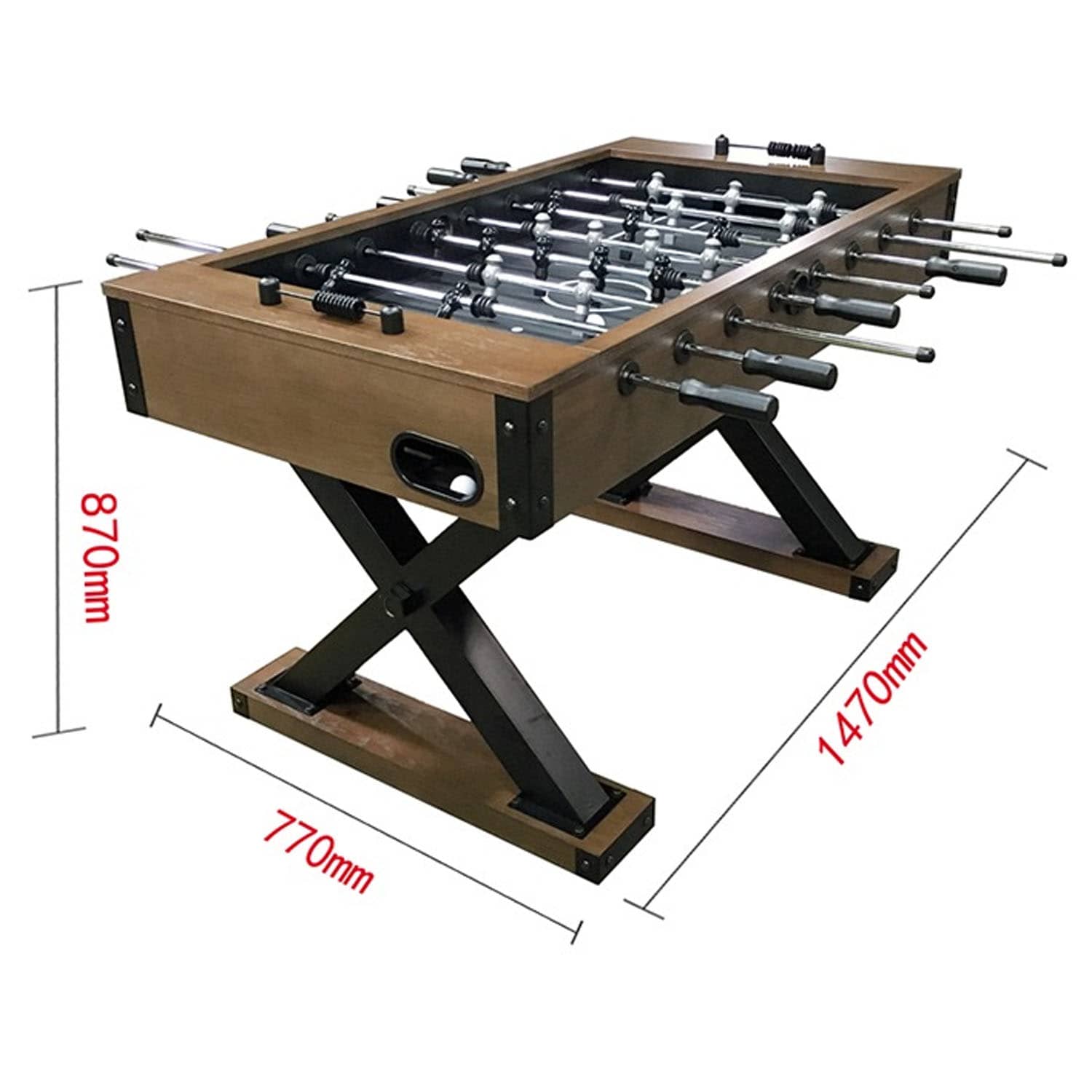 رايس طاولة كرة قدم داخلية من الخشب الصلب