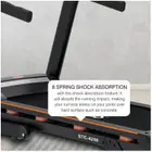 Sparnod Fitness STC 4250 Home Use Treadmill With Hydraulic Folding and AC Motor