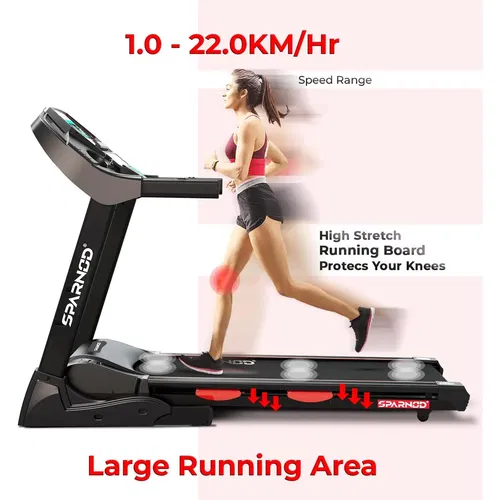 سبارنود للياقة البدنية STC-5250 Commercial Folding Treadmill - 5HP AC Motor