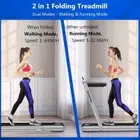 Sparnod Fitness 2 in 1 Foldable Treadmill - 2.25 HP | DC Motor - Grey